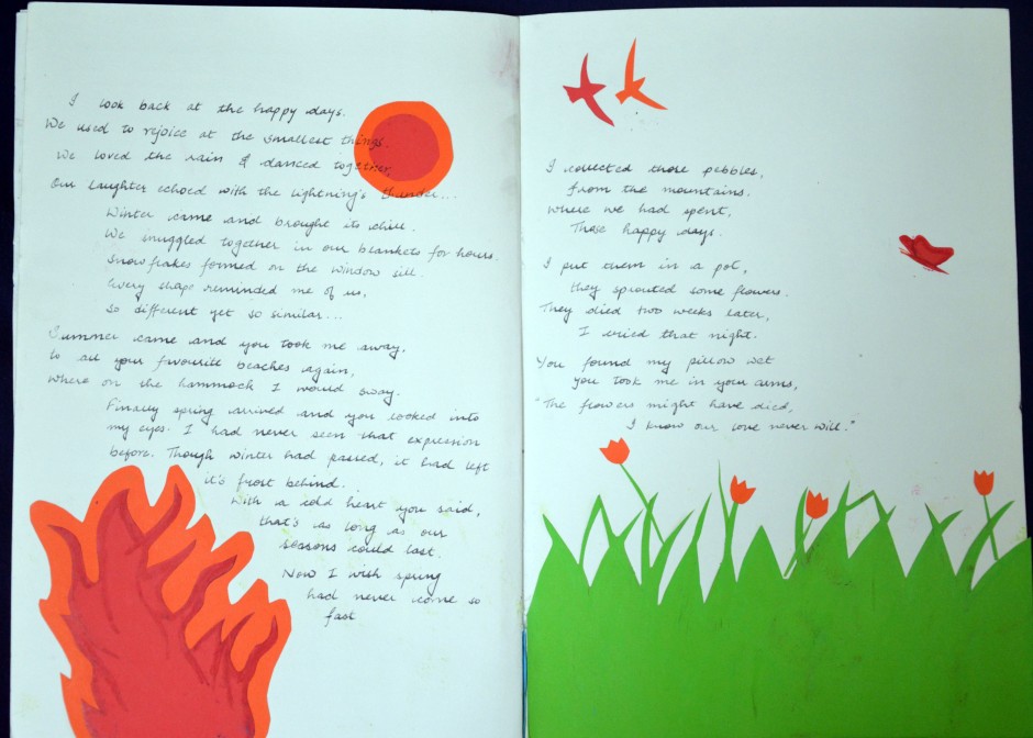 Page 5 and 6: Fire and Earth/ Summer and Spring